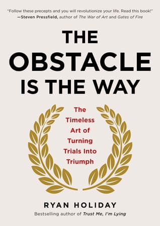 Cover of The Obstacle Is the Way: the Timeless Art of Turning Trials Into Triumph